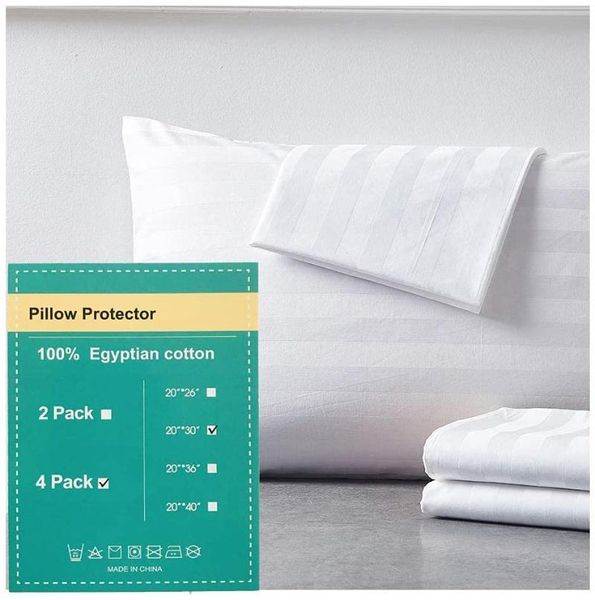pillow case cover protector 4 pcs with zipper 400 thread 100% egyptian cotton tight weave five star el quality stripe bulk order
pillow case cover protector 4 pcs with zipper 400 thread 100% egyptian cotton tight weave five star el quality stripe bulk order