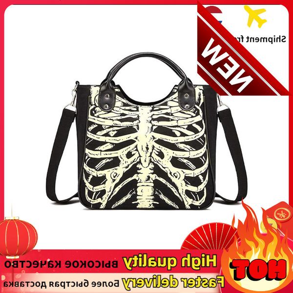 2020 new-luminous gothic skeleton skulls shoulder casual totes women punk bags fashion handbag
2020 new-luminous gothic skeleton skulls shoulder casual totes women punk bags fashion handbag