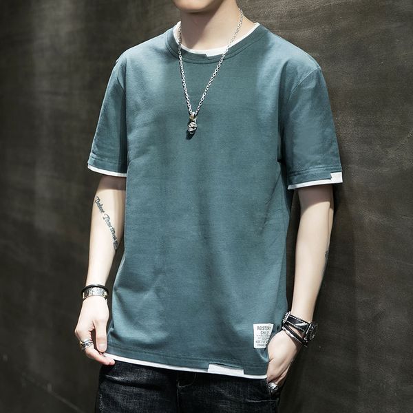 men's t shirts short t-shirt 2021 summer cotton loose large half sleeve casual bottom coat shirt, White;black
men's t shirts short t-shirt 2021 summer cotton loose large half sleeve casual bottom coat shirt, White;black
