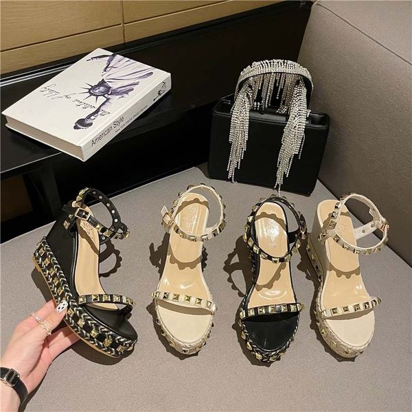 sandals comfort shoes for women luxury summer high heels clogs wedge suit female beige buckle strap fashion high-heeled vel ioop, Black
sandals comfort shoes for women luxury summer high heels clogs wedge suit female beige buckle strap fashion high-heeled vel ioop, Black