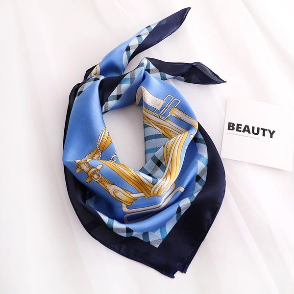 scarves silk scarf square for women fashion plaid shawl and wrap foulard bandana 70x70cm neck designer neckerchief, Blue;gray
scarves silk scarf square for women fashion plaid shawl and wrap foulard bandana 70x70cm neck designer neckerchief, Blue;gray