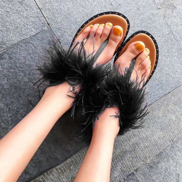 women furry sandals 2021 summer flat open toe breathable ladies buckle strap casual beach shoes #4, Black
women furry sandals 2021 summer flat open toe breathable ladies buckle strap casual beach shoes #4, Black
