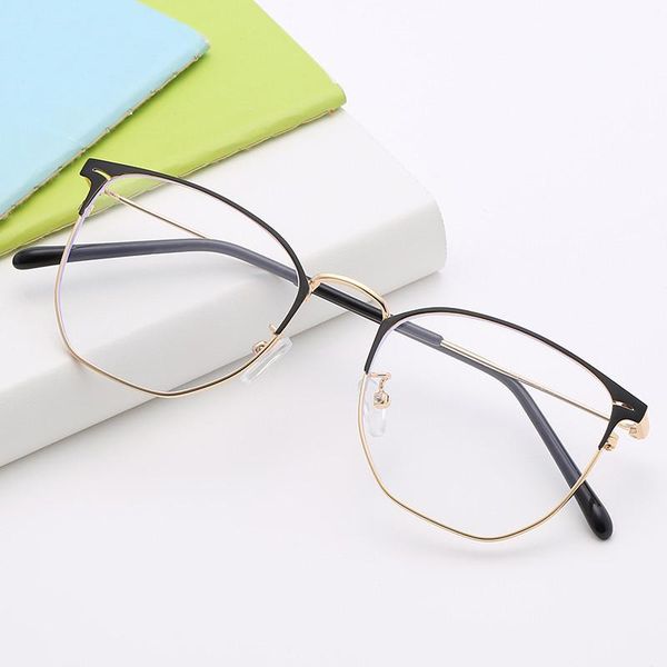 fashion sunglasses frames alloy glasses half frame men 2021 male square hyperopia eyeglasses myopia optical women plain eyewear man 644, Black
fashion sunglasses frames alloy glasses half frame men 2021 male square hyperopia eyeglasses myopia optical women plain eyewear man 644, Black