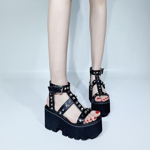 vintage punk gothic shoes sandals woman gladiator ladies sandal open toe women ljb32, Black
vintage punk gothic shoes sandals woman gladiator ladies sandal open toe women ljb32, Black