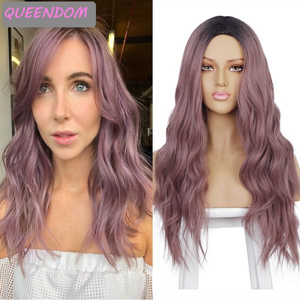 long purple body wave wig 24 omber synthetic wave middle part wigs natural hair wig heat resistant lolita cosplay wig burgundy, Black
long purple body wave wig 24 omber synthetic wave middle part wigs natural hair wig heat resistant lolita cosplay wig burgundy, Black