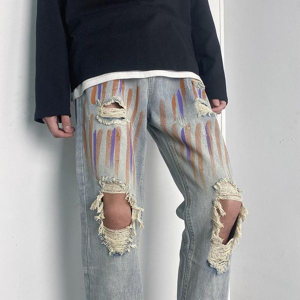 men's jeans wear 2021 printed korean streetwear denim pants fashion straight loose blue casual trousers
men's jeans wear 2021 printed korean streetwear denim pants fashion straight loose blue casual trousers