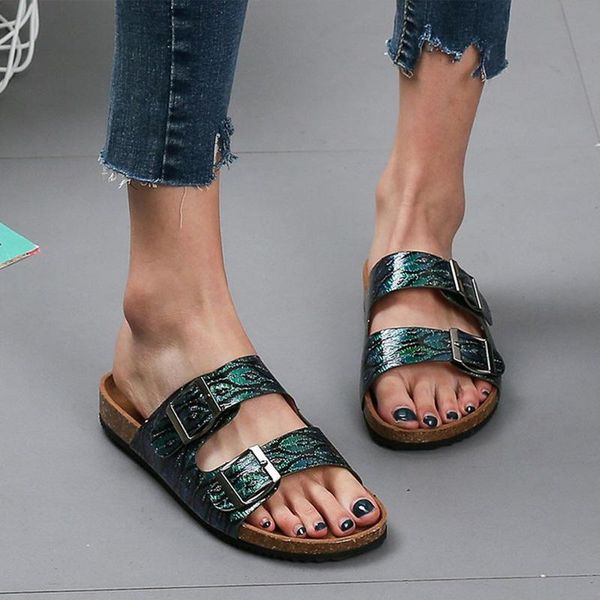 slippers drop women summer snake buckle slipper ladies flowers sandals female beach slides comfort casual flat woman shoes, Black
slippers drop women summer snake buckle slipper ladies flowers sandals female beach slides comfort casual flat woman shoes, Black