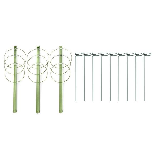 other garden supplies 13 pieces of flowers plant pile, metal single stem support, support pile
other garden supplies 13 pieces of flowers plant pile, metal single stem support, support pile