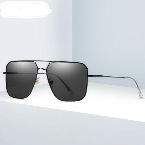 sunglasses large size square for men and women, gradient lenses, , metal frame, model in 2021, White;black
sunglasses large size square for men and women, gradient lenses, , metal frame, model in 2021, White;black