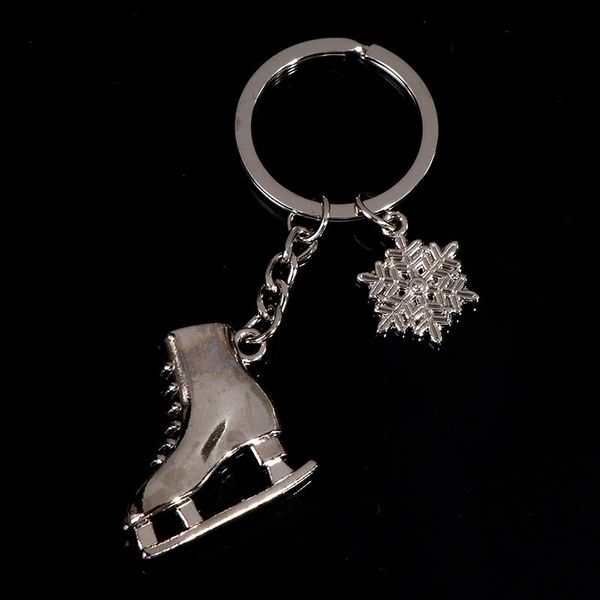keychains 1pc silver color skates snowflake pendant key ring skating chain keychain jewelry for winter gift
keychains 1pc silver color skates snowflake pendant key ring skating chain keychain jewelry for winter gift