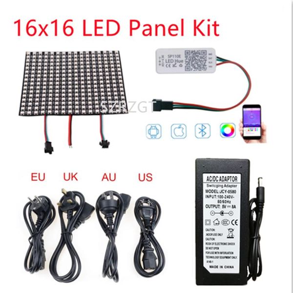 strips ws2812b led strip matrix digital panel individually addressable with dc5v power supply sp110e bluetooth controller
strips ws2812b led strip matrix digital panel individually addressable with dc5v power supply sp110e bluetooth controller