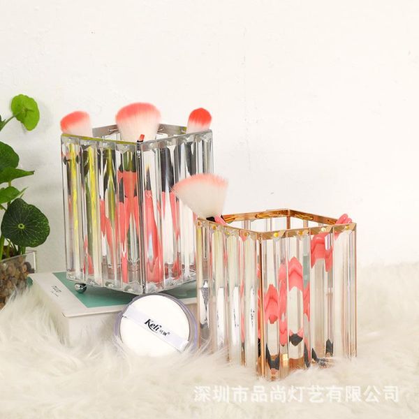 fashionable female creative simple long crystal pen holder makeup brush nail eyebrow pencil storage container ornament boxes & bins
fashionable female creative simple long crystal pen holder makeup brush nail eyebrow pencil storage container ornament boxes & bins