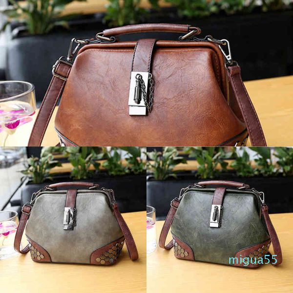 fashion bag tote women handbag leather small shoulder female crossbody lock chain rivets girls vintage
fashion bag tote women handbag leather small shoulder female crossbody lock chain rivets girls vintage