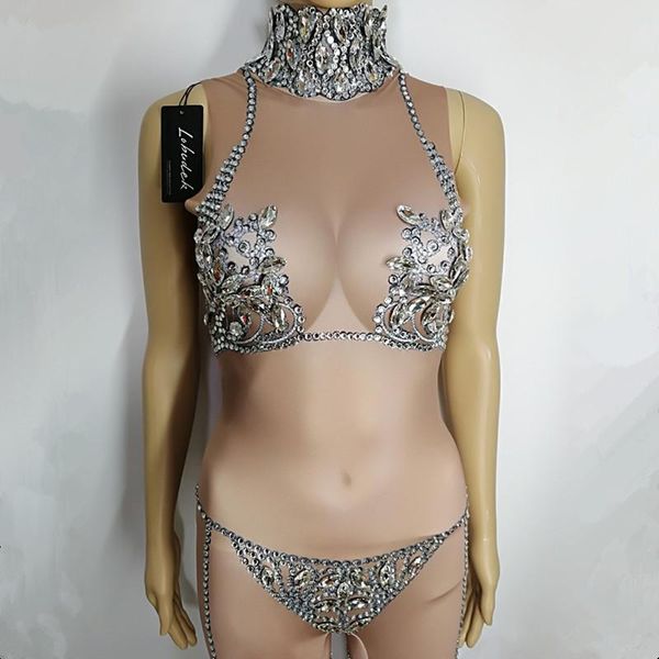 women's jumpsuits & rompers nightclub women dj singer performance costume nude glass rhinestones leotard jumpsuit bar party show pole d, Black;white
women's jumpsuits & rompers nightclub women dj singer performance costume nude glass rhinestones leotard jumpsuit bar party show pole d, Black;white