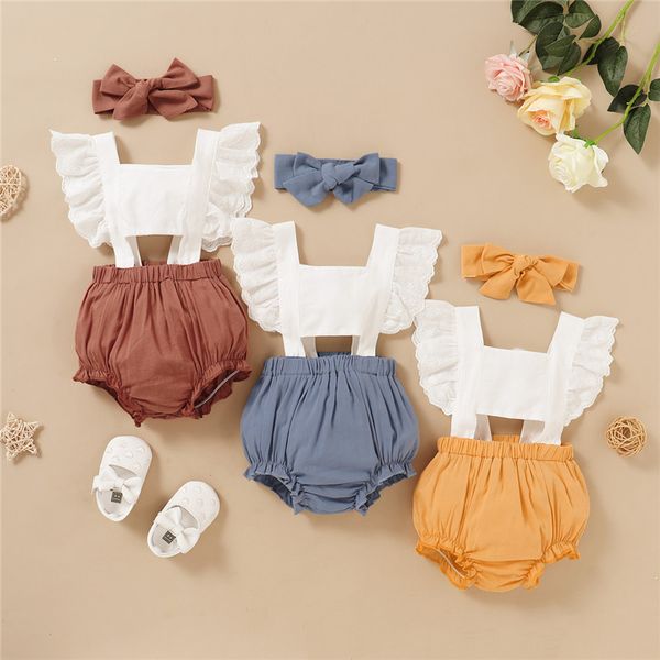 2021 baby summer clothing romper newborn toddler baby kids girl 2pcs clothes ruffle romper backless sunsuit outfit headband, Blue
2021 baby summer clothing romper newborn toddler baby kids girl 2pcs clothes ruffle romper backless sunsuit outfit headband, Blue