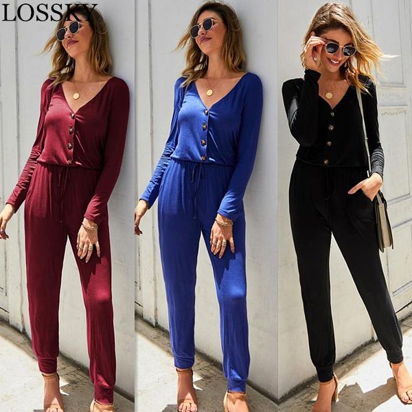 women's jumpsuits & rompers women 2021 autumn long femme causal sleeve solid button pocket slim black elasticity overalls playsuits, Black;white
women's jumpsuits & rompers women 2021 autumn long femme causal sleeve solid button pocket slim black elasticity overalls playsuits, Black;white