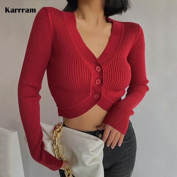 women's knits & tees karrram deep v-neck cropped cardigan women chic irregular crop korean style knitted ribbed sweater slim cardi, White
women's knits & tees karrram deep v-neck cropped cardigan women chic irregular crop korean style knitted ribbed sweater slim cardi, White