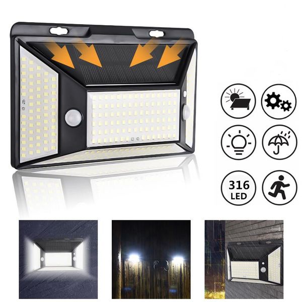 solar lamps 100/316 led super bright light outdoor waterproof dual pir motion sensor street lights sunlight garden wall lamp
solar lamps 100/316 led super bright light outdoor waterproof dual pir motion sensor street lights sunlight garden wall lamp