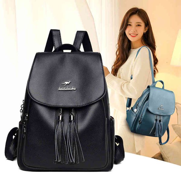 bag women's 2021 autumn and winter korean fashion backpack soft leather tassel schoolbag
bag women's 2021 autumn and winter korean fashion backpack soft leather tassel schoolbag