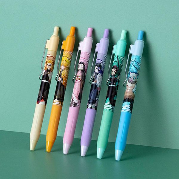 gel pens 36 pcs/lot demon slayer press pen cute 0.5mm black ink signature promotional gift stationery school supplies 
gel pens 36 pcs/lot demon slayer press pen cute 0.5mm black ink signature promotional gift stationery school supplies