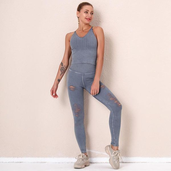 yoga outfit washed seamless gym clothing set sports suit workout sportswear beauty back vest ripped leggings fitness
yoga outfit washed seamless gym clothing set sports suit workout sportswear beauty back vest ripped leggings fitness
