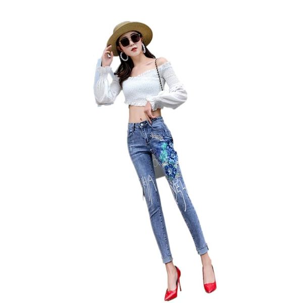 women's jeans 2021 diamond letters sequin for women with belt spring autumn skinny denim pencil pants female high waist trouses, Blue
women's jeans 2021 diamond letters sequin for women with belt spring autumn skinny denim pencil pants female high waist trouses, Blue