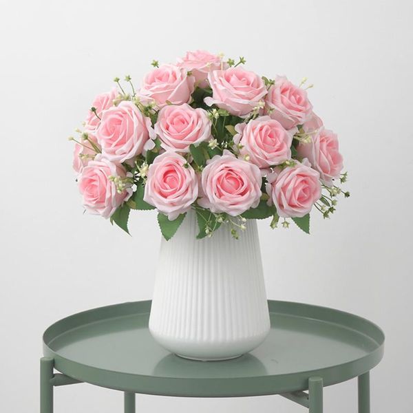 head artificial flower silk rose flowers bouquet decoration wedding party home table decor decorative & wreaths
head artificial flower silk rose flowers bouquet decoration wedding party home table decor decorative & wreaths