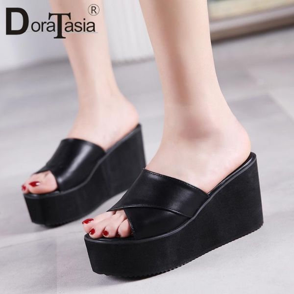 slippers doratasia girl sweet high platform slides 2021 summer slip-on beach women comfortable wedges shoes woman, Black
slippers doratasia girl sweet high platform slides 2021 summer slip-on beach women comfortable wedges shoes woman, Black