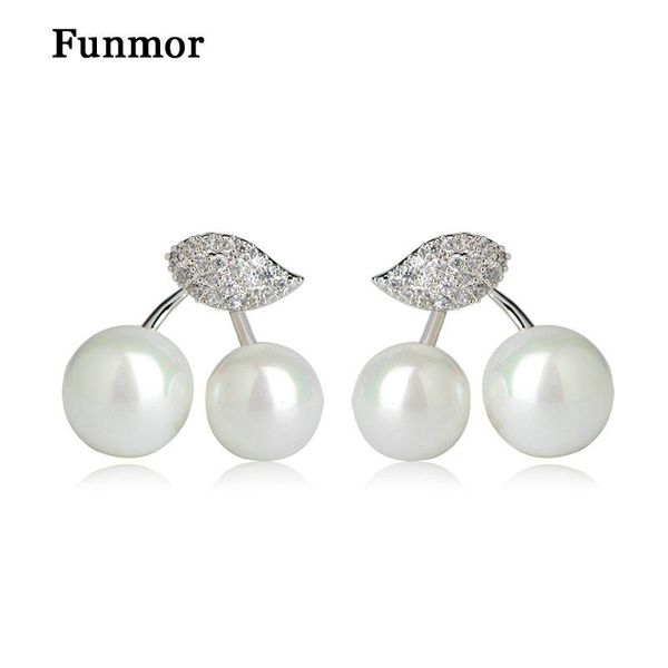 stud funmor delicate cherry earrings cubic zircon fruit jewelry women girls banquet vacation gathering decoration accessories, Golden;silver
stud funmor delicate cherry earrings cubic zircon fruit jewelry women girls banquet vacation gathering decoration accessories, Golden;silver