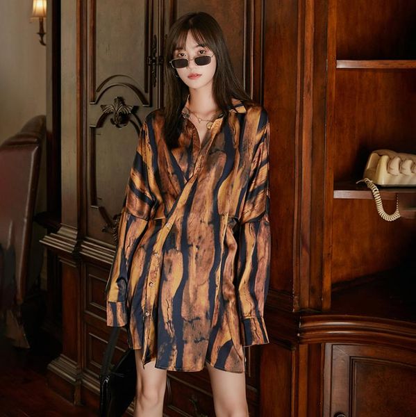 women's blouses & shirts loose fit shirt fashion tide spring autumn 2021 women big size brown zebra stripe blouse lapel long sleeve, White
women's blouses & shirts loose fit shirt fashion tide spring autumn 2021 women big size brown zebra stripe blouse lapel long sleeve, White