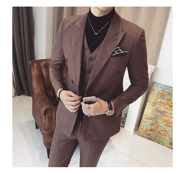 latest coat pant design men suits costume made 3 pieces (jacket+pant+vest) fashion handsome cool terno masculino blazer men's & blazers, White;black
latest coat pant design men suits costume made 3 pieces (jacket+pant+vest) fashion handsome cool terno masculino blazer men's & blazers, White;black