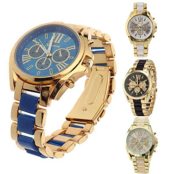 wristwatches men stunning geneva stainless steel roman numerals quartz analog wrist watch, Slivery;brown
wristwatches men stunning geneva stainless steel roman numerals quartz analog wrist watch, Slivery;brown