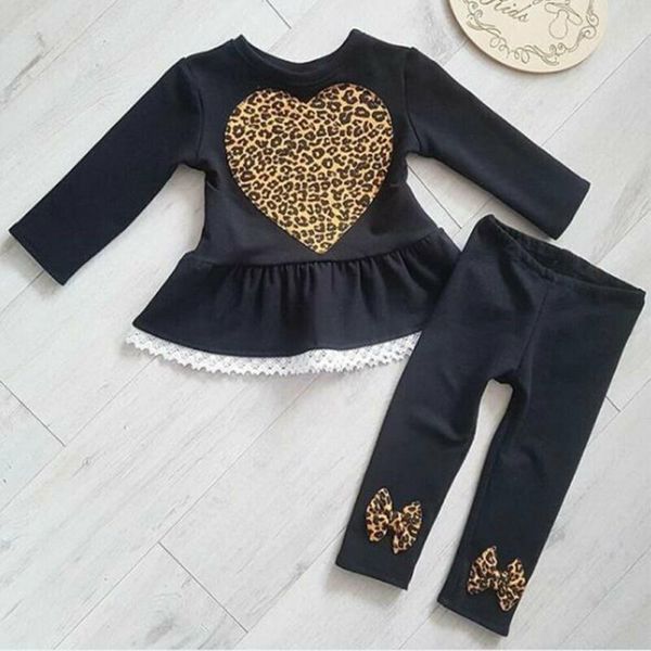 1-6y autumn toddler kid girls leopard clothes set love heart ruffles bow trousers pants children costumes outfits 210515, White
1-6y autumn toddler kid girls leopard clothes set love heart ruffles bow trousers pants children costumes outfits 210515, White