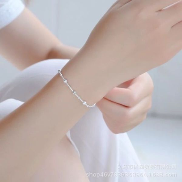 C female student best friend Bracelet 925 silver jewelry small valentine's Day gift 0.03, Black
C female student best friend Bracelet 925 silver jewelry small valentine's Day gift 0.03, Black
