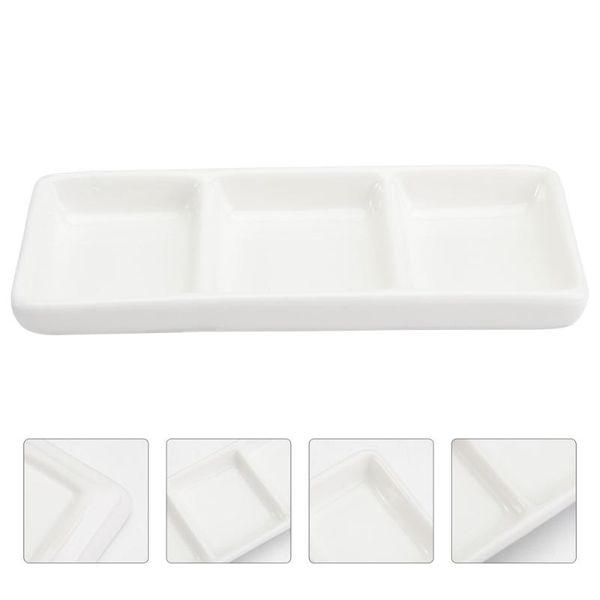 storage bottles & jars 6 inch pure white ceramic 3-compartment appetizer serving tray rectangular divided sauce dishes for spice dish soy
storage bottles & jars 6 inch pure white ceramic 3-compartment appetizer serving tray rectangular divided sauce dishes for spice dish soy