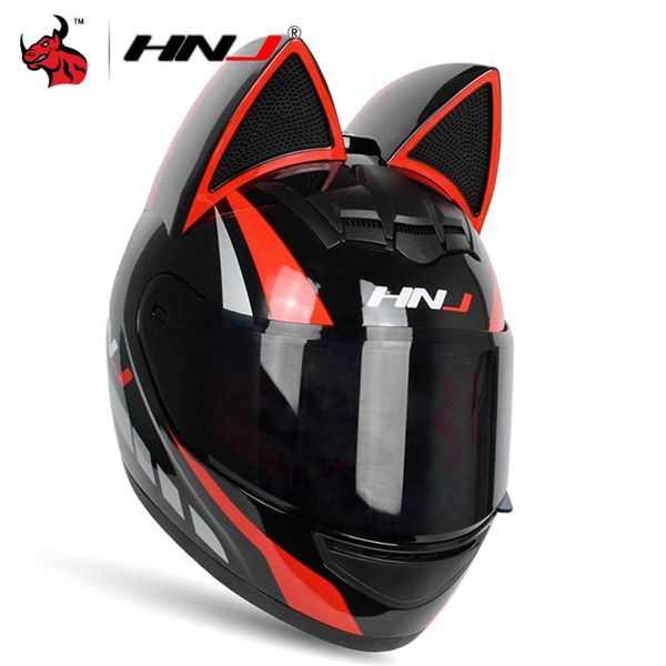 motorcycle helmet women with personality cat ears full face motor capacete casque motocross black helmets
motorcycle helmet women with personality cat ears full face motor capacete casque motocross black helmets