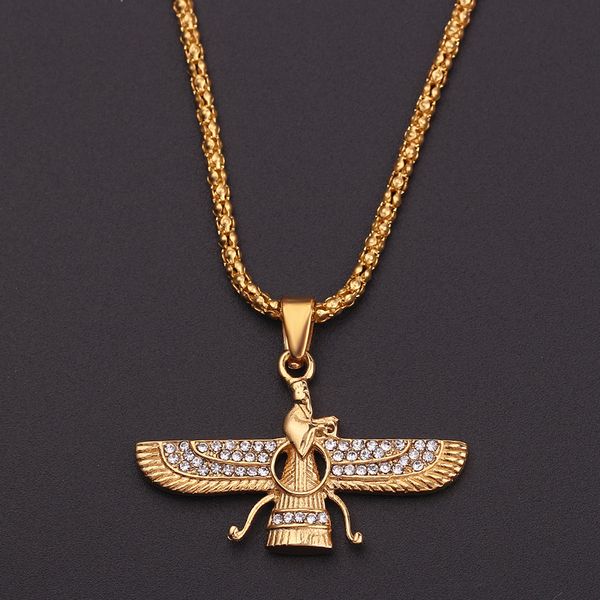 gold punk long chain hip hop eagle necklaces man and women jewelry egyptian trendy cross angel isis pendant necklace, Silver
gold punk long chain hip hop eagle necklaces man and women jewelry egyptian trendy cross angel isis pendant necklace, Silver
