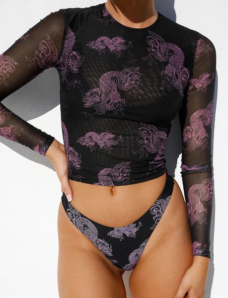 new dragon print long sleeve mesh bikini set women swimsuit female swimwear 3-piece bikini set bather bathing suit swimby
new dragon print long sleeve mesh bikini set women swimsuit female swimwear 3-piece bikini set bather bathing suit swimby