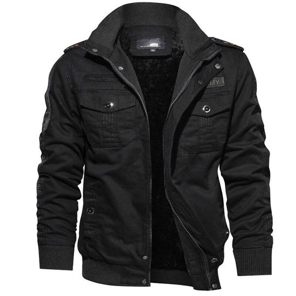 men's jackets autumn winter standing collar fleece thick cotton washable jacket plus size motorcycle clothings windbreakers, Black;brown
men's jackets autumn winter standing collar fleece thick cotton washable jacket plus size motorcycle clothings windbreakers, Black;brown