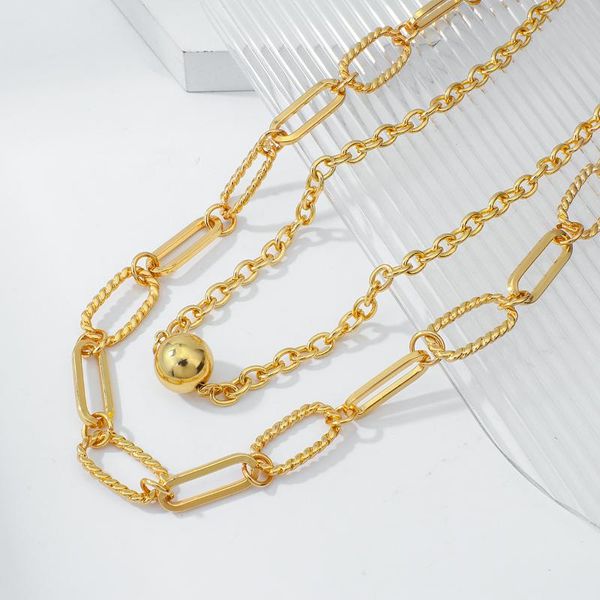 chains flashbuy punk multilayer gold color metal chain choker necklace women men ccb ball pendant necklaces collar jewelry, Silver
chains flashbuy punk multilayer gold color metal chain choker necklace women men ccb ball pendant necklaces collar jewelry, Silver