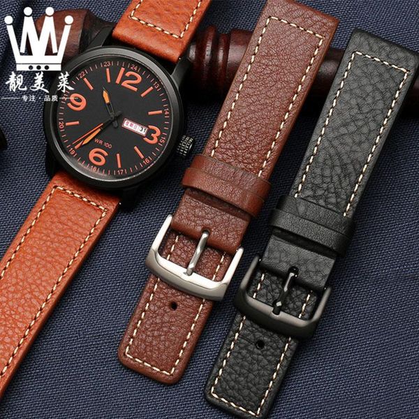 watch bands 22mm leather watchband male universal strap brown black wristband for c-itizen bm8475/26e 00f00x sao orange light kinetic energy, Black;brown
watch bands 22mm leather watchband male universal strap brown black wristband for c-itizen bm8475/26e 00f00x sao orange light kinetic energy, Black;brown