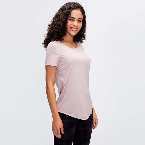 yoga outfit slim fit naked-feel fabric workout fitness t-shirt women hip-length plain running gym sport short-sleeve shirt
yoga outfit slim fit naked-feel fabric workout fitness t-shirt women hip-length plain running gym sport short-sleeve shirt