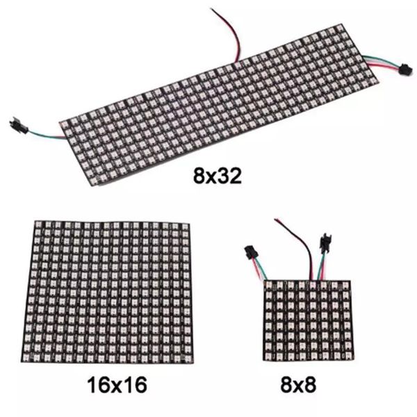 ws2812b rgb led panel chip 8x8/8x32/16x16 pixels ws2812 full color individually addressable display screen strips
ws2812b rgb led panel chip 8x8/8x32/16x16 pixels ws2812 full color individually addressable display screen strips