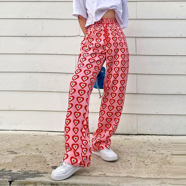 summer leopard heart printed long womens pant high waist drawstring wide leg streetwear casual ladies bottoms, Black;white
summer leopard heart printed long womens pant high waist drawstring wide leg streetwear casual ladies bottoms, Black;white
