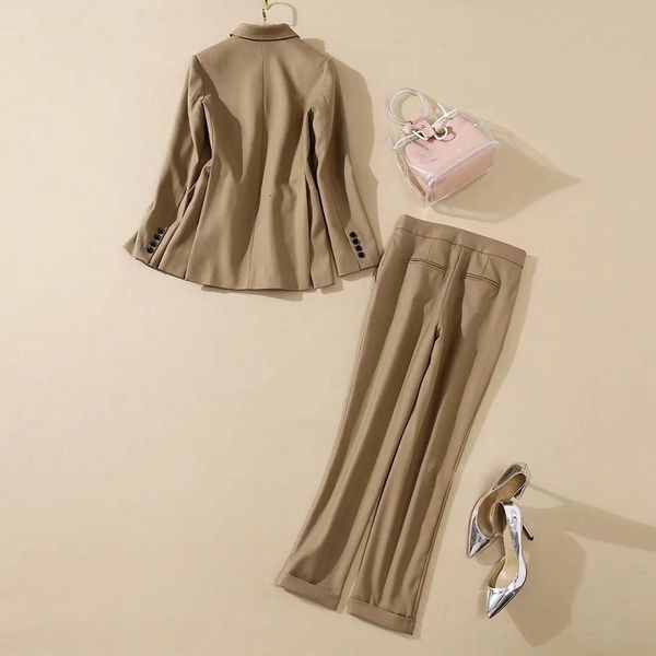 pants women's 2021 autumn winter fashion clothing sets woman notched collar double breasted blazer coats+ny pants & capris set, White
pants women's 2021 autumn winter fashion clothing sets woman notched collar double breasted blazer coats+ny pants & capris set, White