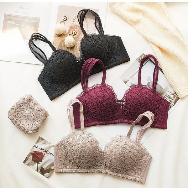 bras sets wasteheart women fashion red lace bra bralette half cup straps panties push up underwear lingerie set japanese, Red;black
bras sets wasteheart women fashion red lace bra bralette half cup straps panties push up underwear lingerie set japanese, Red;black