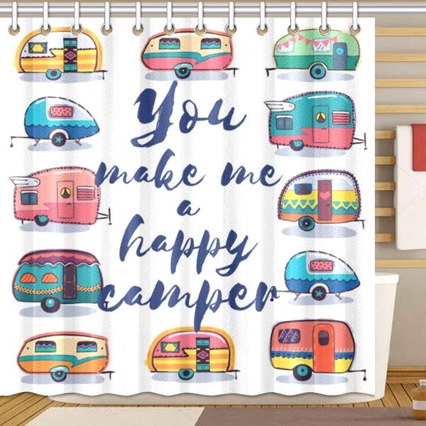 happy camper cars shower curtain bathroom sets, novelty bath decoration polyester curtain
happy camper cars shower curtain bathroom sets, novelty bath decoration polyester curtain