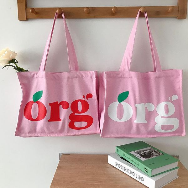 pink large-capacity canvas bags casual shoulder for women 2021 cute girl bag reusable foldable tote handbag
pink large-capacity canvas bags casual shoulder for women 2021 cute girl bag reusable foldable tote handbag