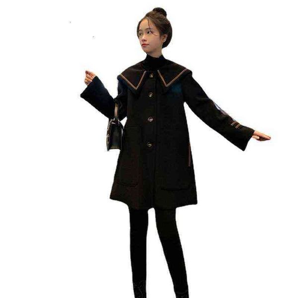 autumn and winter 2021 small fragrant wind navy collar coat women's middle long fashion thin a-word wool women, Black
autumn and winter 2021 small fragrant wind navy collar coat women's middle long fashion thin a-word wool women, Black