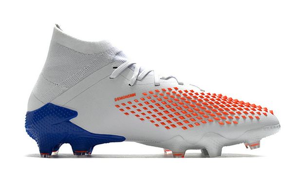 2021 boots predator mutator 20.1 fg men soccer shoes knitted high shoelace waterproof layer thorns rose white orange blue nail mens sports s
2021 boots predator mutator 20.1 fg men soccer shoes knitted high shoelace waterproof layer thorns rose white orange blue nail mens sports s